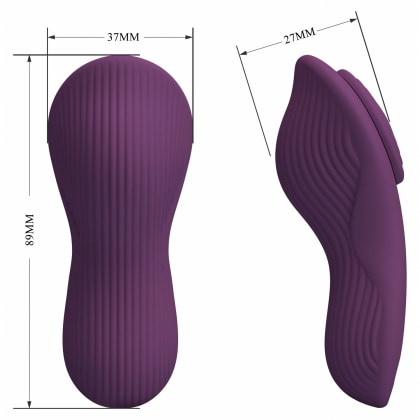 Mane Vibrator Clitoridian Magnetic Reîncărcabil Bluetooth Mov