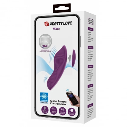 Mane Vibrator Clitoridian Magnetic Reîncărcabil Bluetooth Mov