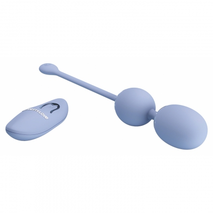 Bilă Vaginală Vibratoare Willie 12 Moduri Reîncărcabilă Albastru