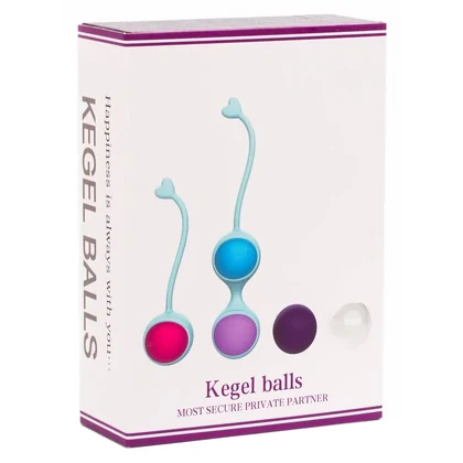 Beautiful Kegel Set: 5 Bile Vaginale Progresive, Discrete Multicolor