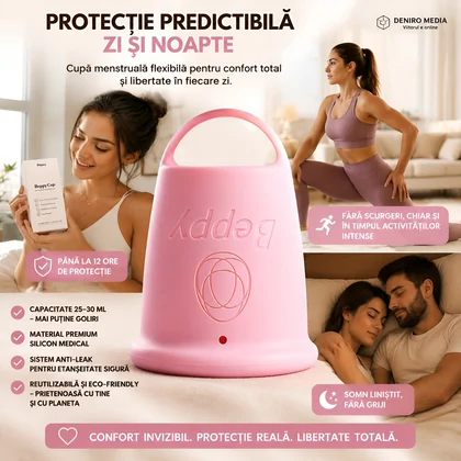 Beppy Asha – cupă Menstruală Flexibilă, sigură