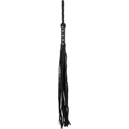 Bici ZADO Cat-O-Nine cu 9 Cozi Piele 70cm Negru