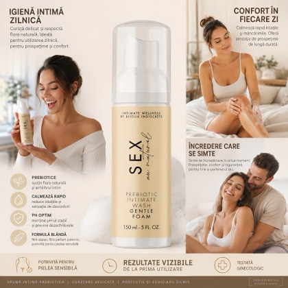 Bijoux Indiscrets Spumă Intimă Prebiotică — Protejează Flora