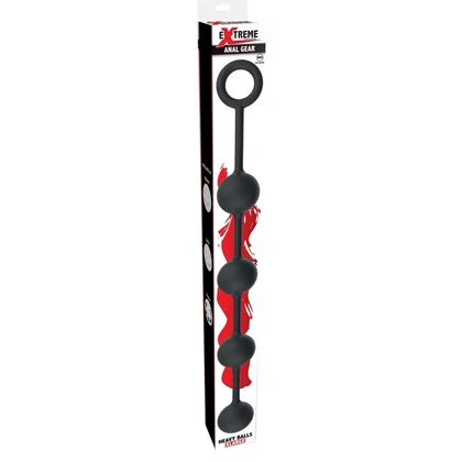 Bile Anale Grele XL Negru – Hidden Desire Premium