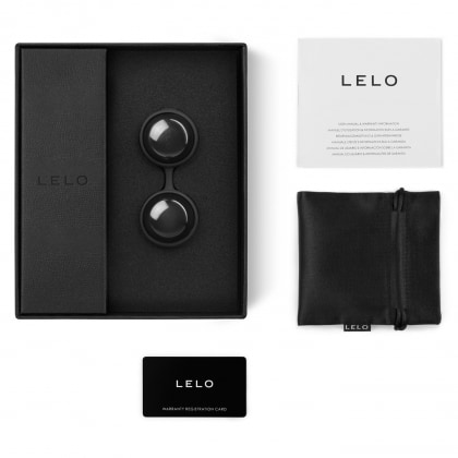 Bile Vaginale Lelo Luna Beads Noir Negru