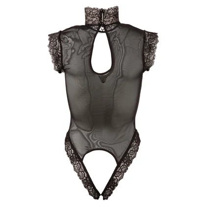 Body Abierta Fina Sâni Decupați Negru S