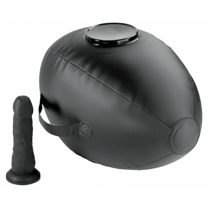 Body Dock Love Ball Saltea Gonflabilă Creativă Pipedream Negru