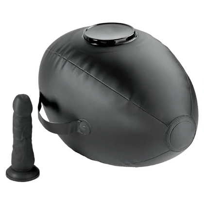 Body Dock Love Ball Saltea Gonflabilă Creativă Pipedream Negru