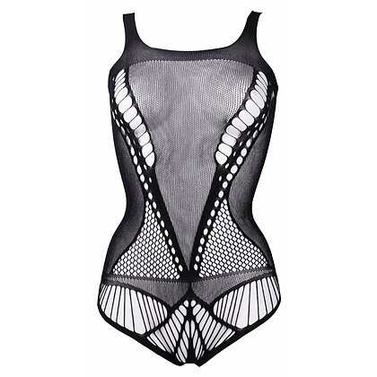 Body Le Desir Contrast Net Negru S-L