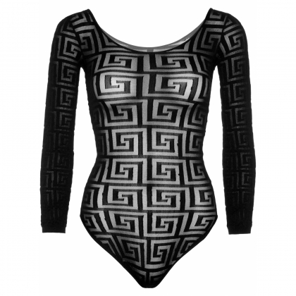 Body Leg Avenue Mosaic Negru XS-L