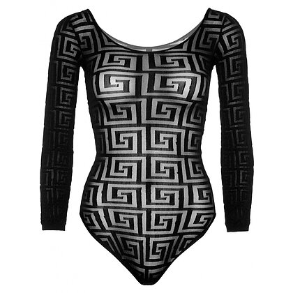 Body Leg Avenue Mosaic Negru XS-L