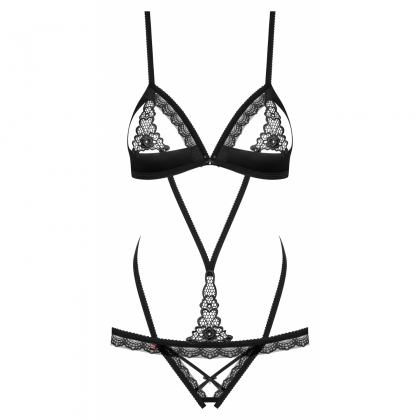 Body Obsessive 865-TED Negru L-XL
