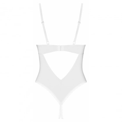 Body Obsessive Alissium Decupat Alb XS-S