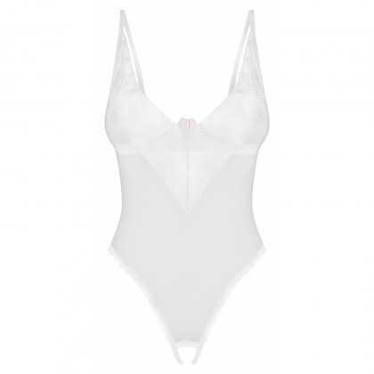 Body Obsessive Alissium Decupat Alb XS-S