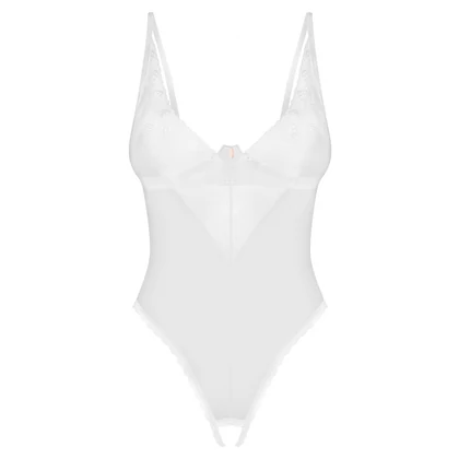 Body Obsessive Alissium Decupat Alb XS-S