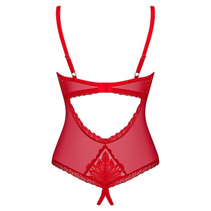 Body Obsessive Chilisa Decupat Roșu XS-S