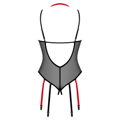 Body Obsessive Glandez Decupat Negru XS-S