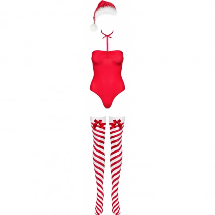 Body Obsessive Kissmas Roșu L-XL