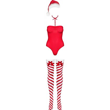 Body Obsessive Kissmas Roșu L-XL