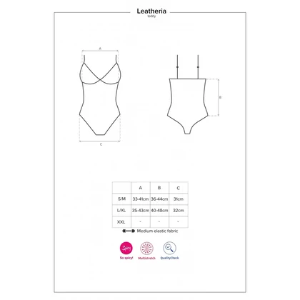 Body Obsessive Leatheria Negru S-M