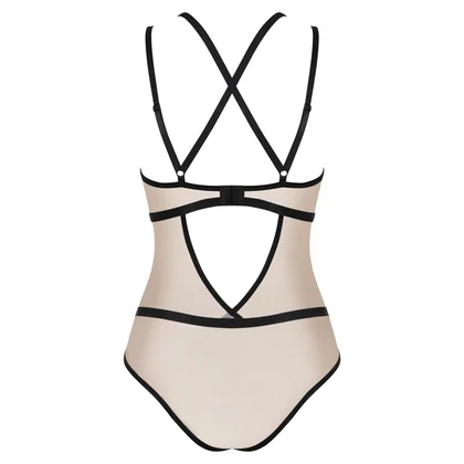 Body Obsessive Nudelia Noir Bej S-M