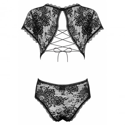 Body Obsessive Peonesia Negru S-M
