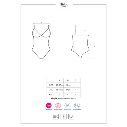 Body Obsessive Shibu Negru L-XL