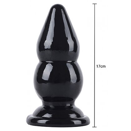 Buttplug Balls Large 17cm Negru _