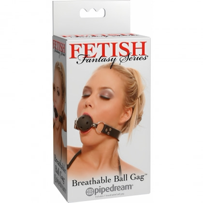 Căluș Sexual Breathable Ball Negru