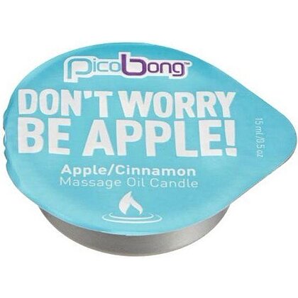 Candelă cu Ulei de Masaj Apple 15ml