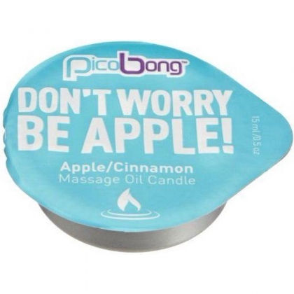 Candelă cu Ulei de Masaj Apple 15ml