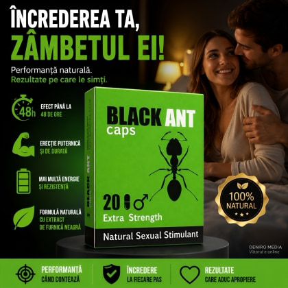 Capsule De Erecție Black Ant 20 buc