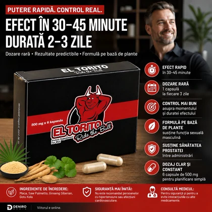 Capsule Potență El Torito 6capsule