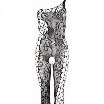 Catsuit Decupat Inghinal No:Xqse Negru S-L