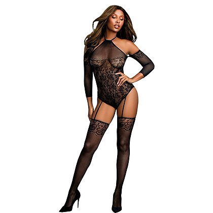 Catsuit Dreamgirl DR0310 Negru S-L