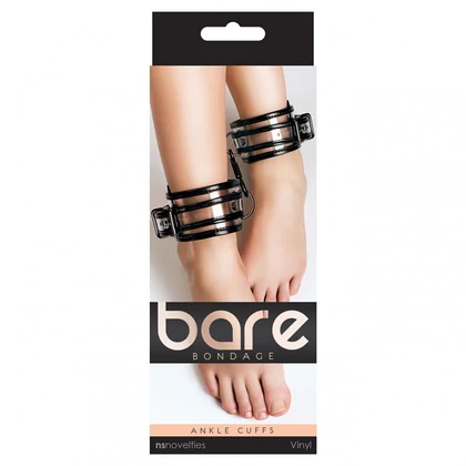 Cătușe Bare Bondage Ankle Negru