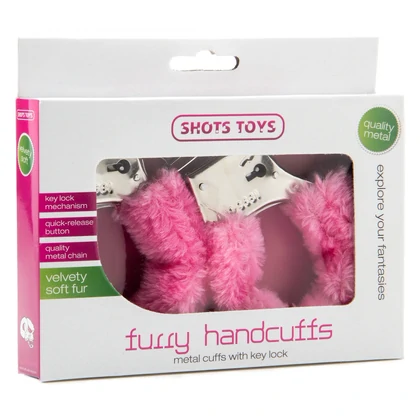 Cătușe Furry Handcuffs Roz