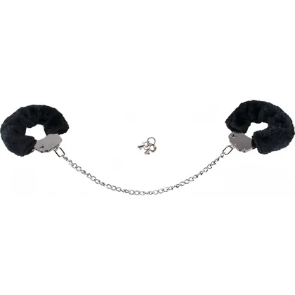 Cătușe Pufoase You2Toys Bigger Furry, Lanț 44 cm Negru