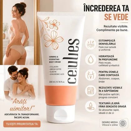 Celluless Gel Anticelulitic Piele Netedă și Fermă 60ml