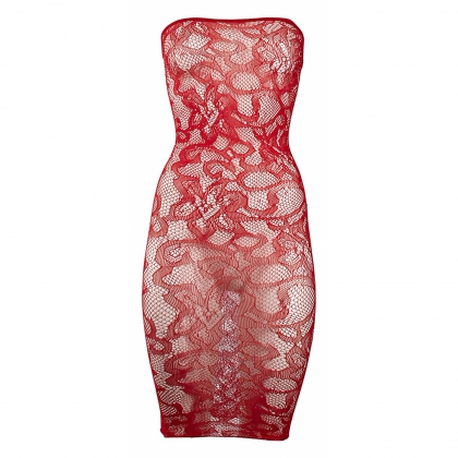 Chemise Le Desir Star Rhinestone Roșu XL-2XL