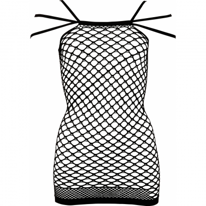 Chemise No:Xqse Din Plasă Elise Negru S-L