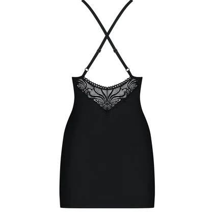 Chemise Obsessive 828-CHE Negru L-XL