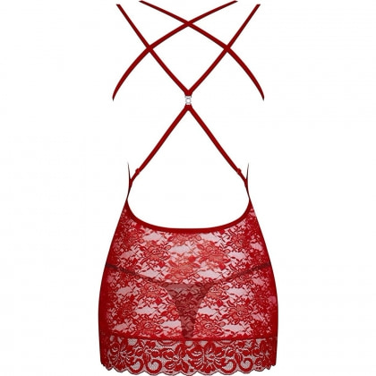 Chemise Obsessive 860-CHE Roșu L-XL