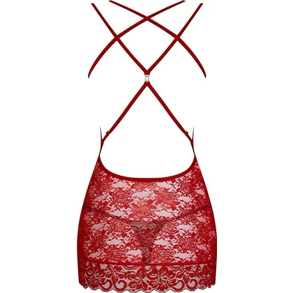 Chemise Obsessive 860-CHE Roșu L-XL