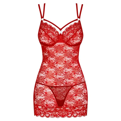 Chemise Obsessive 860-CHE Roșu L-XL