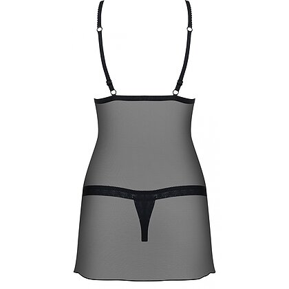 Chemise Obsessive 865-CHE Negru L-XL