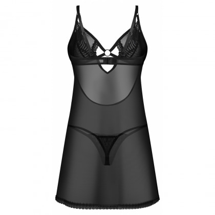 Chemise Obsessive Alliane Negru S-M