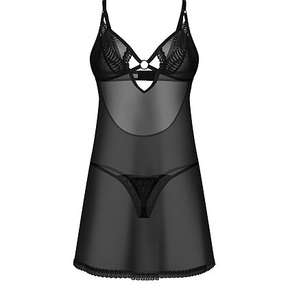 Chemise Obsessive Alliane Negru S-M