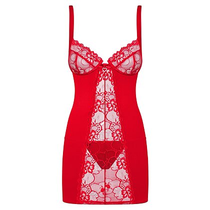 Chemise Obsessive Heartina Rosu L-XL