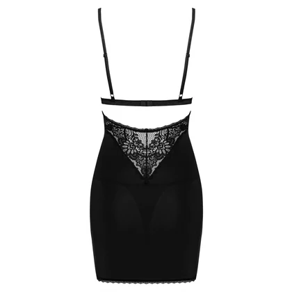 Chemise Obsessive Maderris Negru XS-S